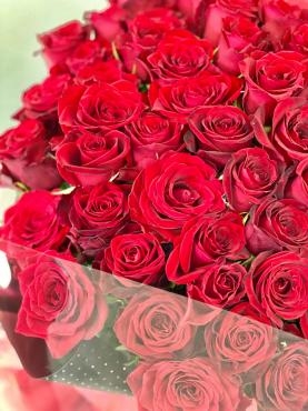 50本の赤バラの花束　プロポーズ｜「彩季舎」　（群馬県高崎市の花キューピット加盟店 花屋）のブログ