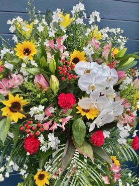 開所祝い　スタンド花｜「彩季舎」　（群馬県高崎市の花キューピット加盟店 花屋）のブログ
