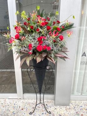 赤バラのスタンド花｜「彩季舎」　（群馬県高崎市の花キューピット加盟店 花屋）のブログ