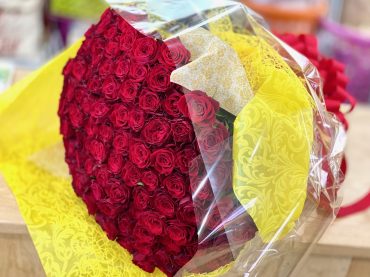 108本の赤バラの花束　プロポーズ｜「彩季舎」　（群馬県高崎市の花キューピット加盟店 花屋）のブログ