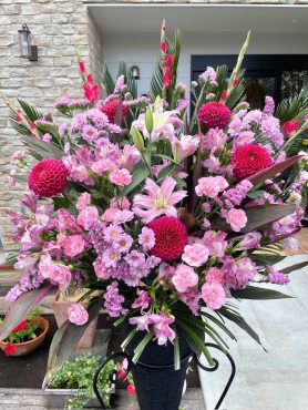 お祝いにスタンド花｜「彩季舎」　（群馬県高崎市の花キューピット加盟店 花屋）のブログ