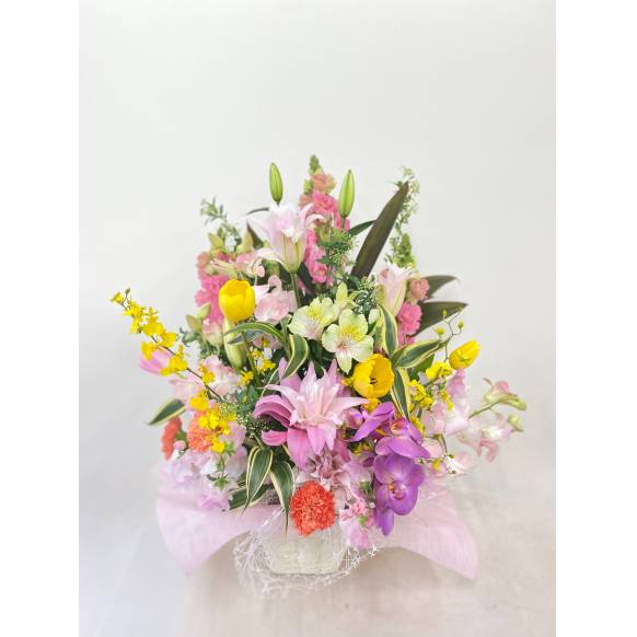 開店・開業祝いのアレンジメント　パステル系 900218