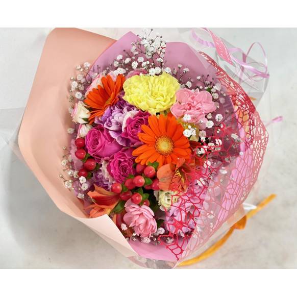 感謝の花束　ミックスカラー